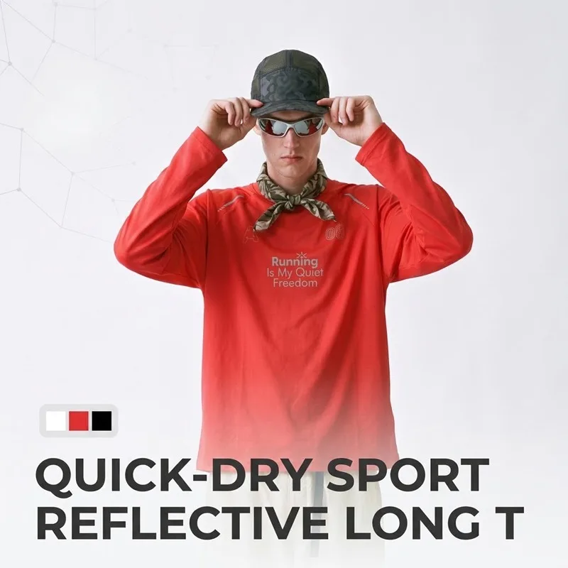 Reflective Sports Running Shir - Hiking ulasan dan harga